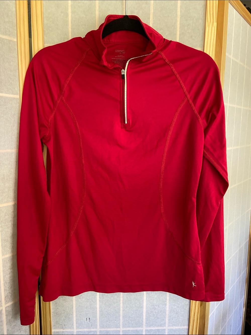 Danskin Now Red Athletic Long Sleeve Sweatshirt (M)